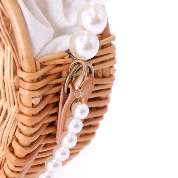 画像5: パールラウンドカゴバッグ[YMT] (5)