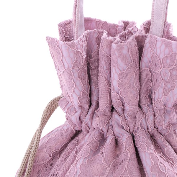 画像5: レース巾着袋 / 巾着バッグ [YMT] (5)