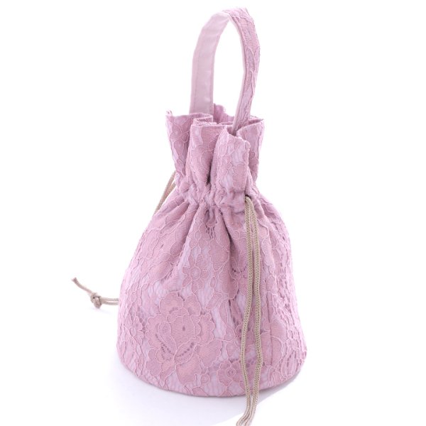 画像7: レース巾着袋 / 巾着バッグ [YMT] (7)
