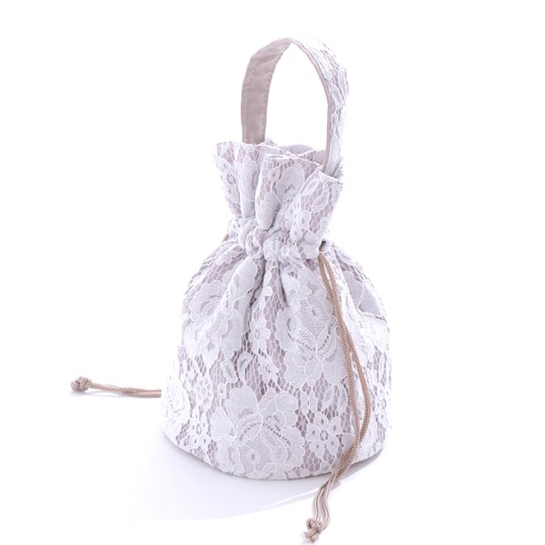 画像8: レース巾着袋 / 巾着バッグ [YMT] (8)