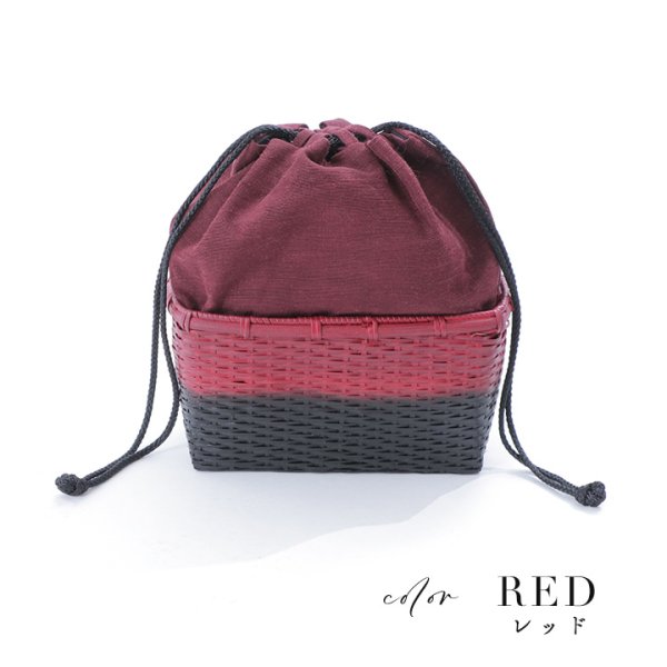 画像6: 【浴衣小物/かごバック】カゴ巾着【4カラー】[YMT] (6)