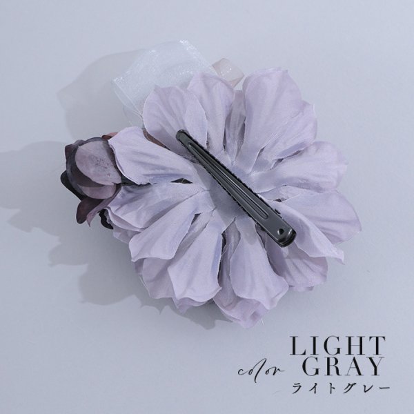 画像13: 【浴衣小物】オーガンジーリボン付き小花コサージュ【4カラー】[YMT] (13)