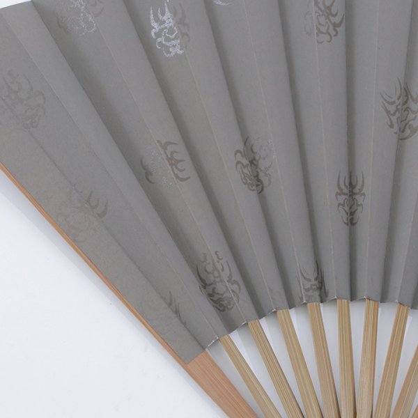 画像3: 【即日発送】【浴衣小物/扇子】押隈柄扇子【1カラー】[YMT-U] (3)