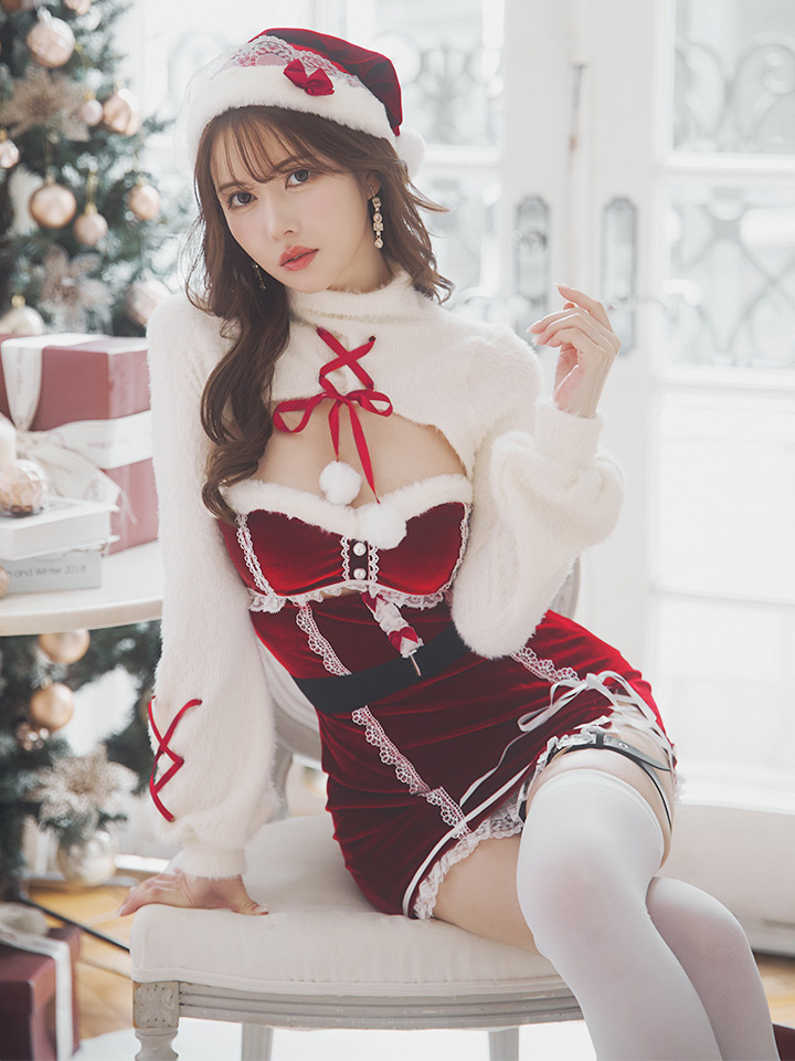 マリームーン Malymoon ホワイトニットバニーサンタ 9点セット