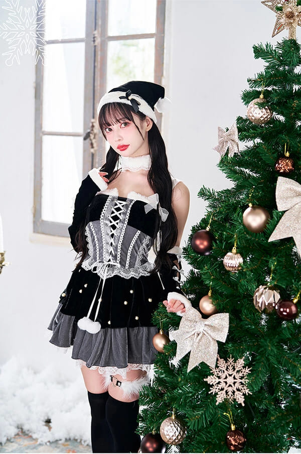 即日発送】スノークリスタルレースサンタ クリスマスコスプレ Malymoon