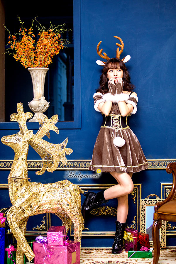 即日発送】【クリスマスコスプレ4点セット】【Malymoon/マリー