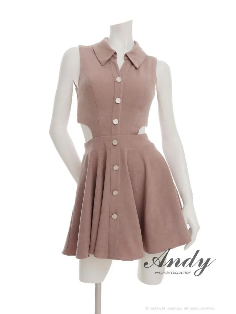 XSサイズあり【ANDY/アンディ】シンプル/ ノースリーブ/ 襟付き