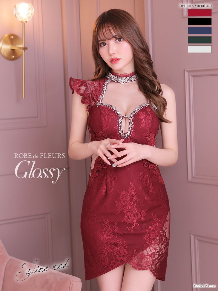 XSサイズあり】【ROBE de FLEURS Glossy/ローブ・ド・フルール 