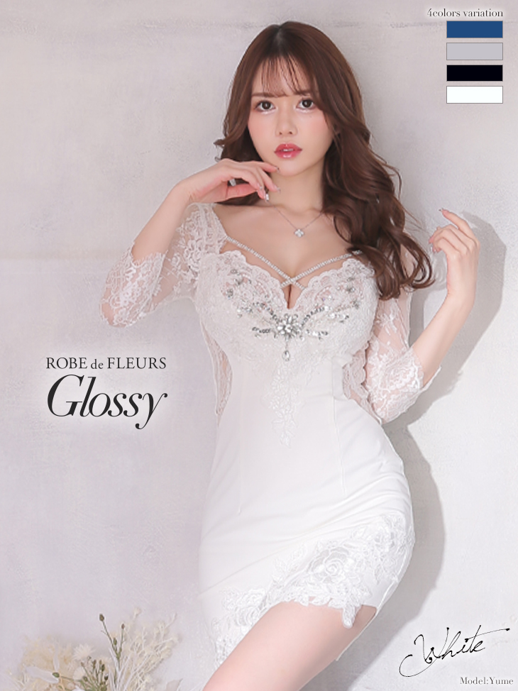 XS-Lサイズあり【ROBE de FLEURS Glossy/ローブ・ド・フルール ...