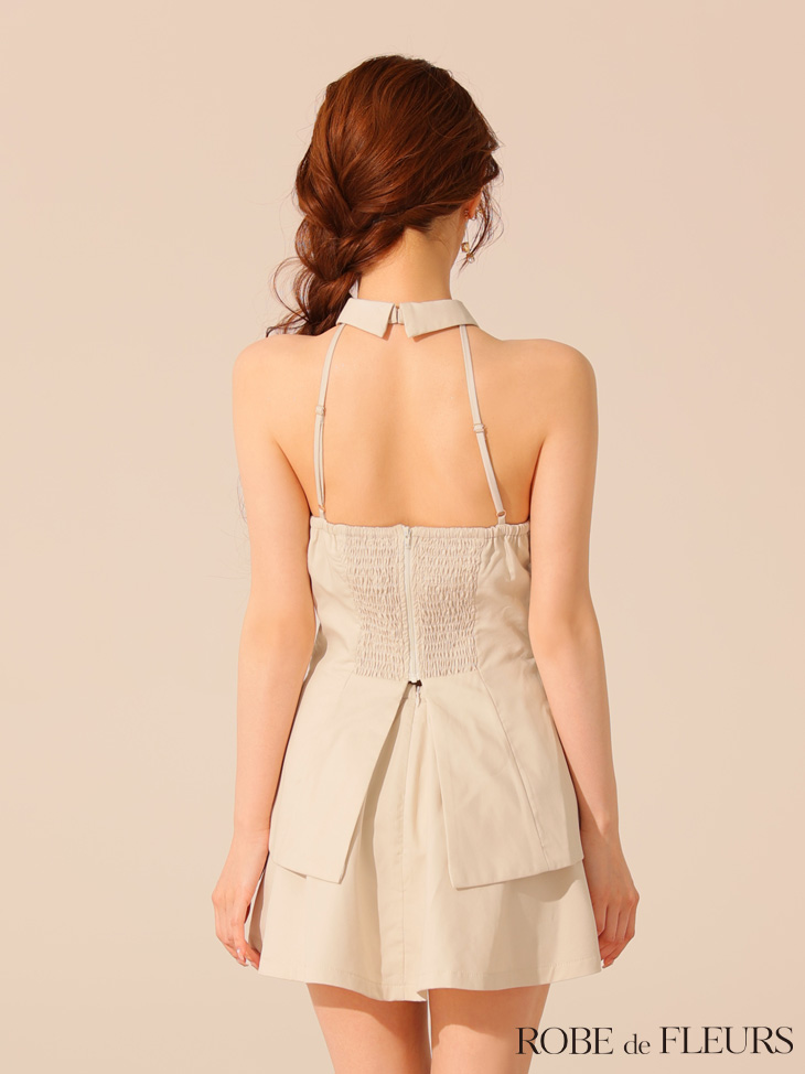 ROBE de FLEURS sugar ミニドレスセットアップ 予約商品/8月下旬発送予定】XSサイズあり【ROBE de FLEURS