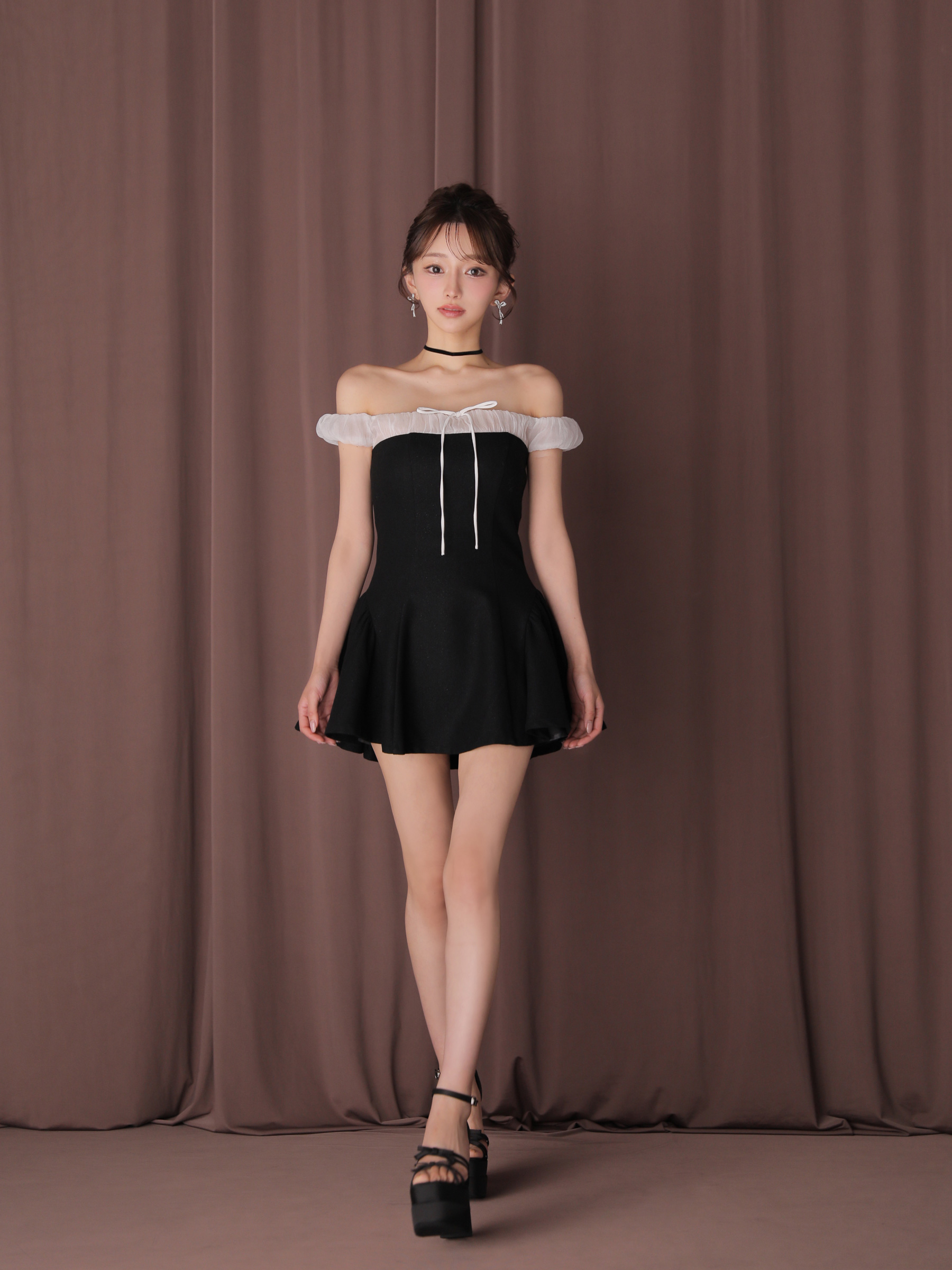 予約商品/12月下旬発送予定】XSサイズあり【ANIER./アニエル】【ROBE