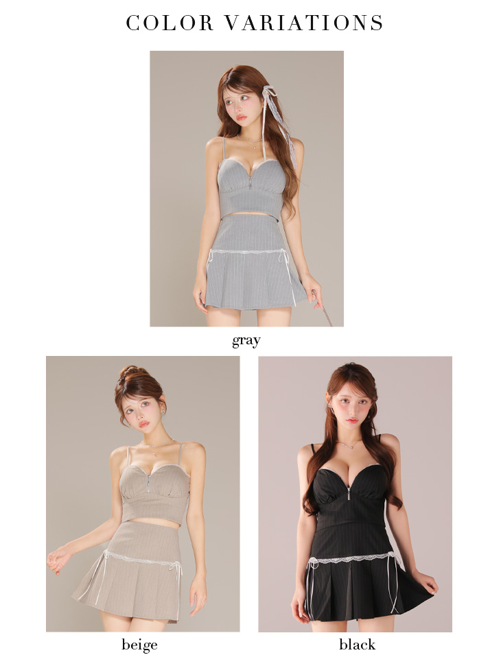Robe de Fleurs グレー キャバドレス 予約商品/10月上旬発送予定】XSサイズあり【ROBE de FLEURS