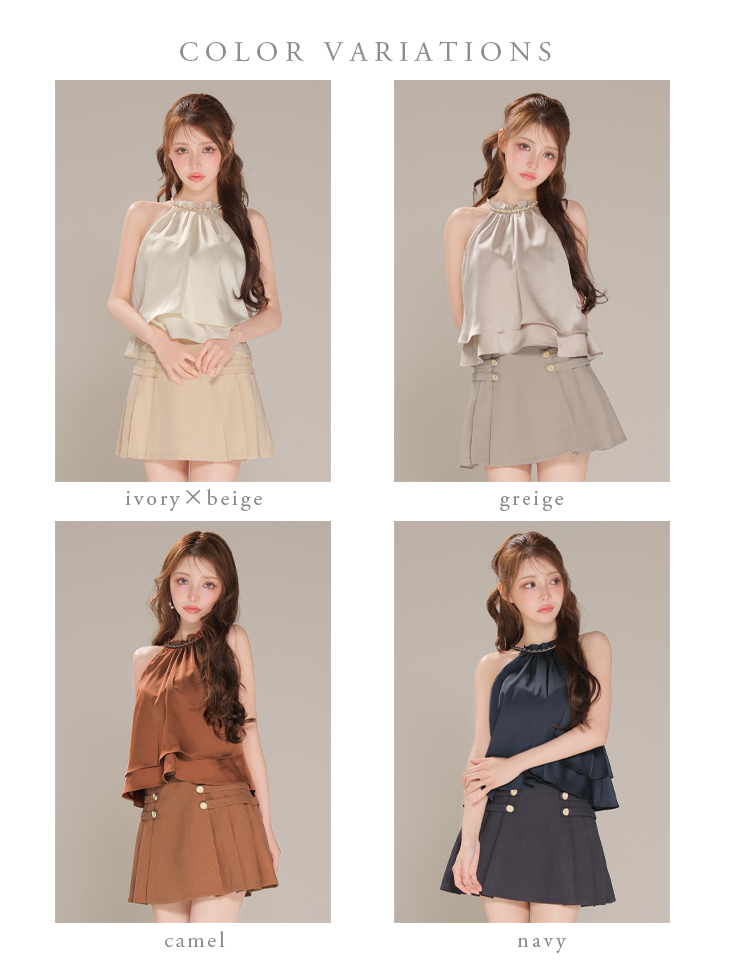 XSサイズあり【DEA./ディア】シフォン/ レイヤード/ フリル