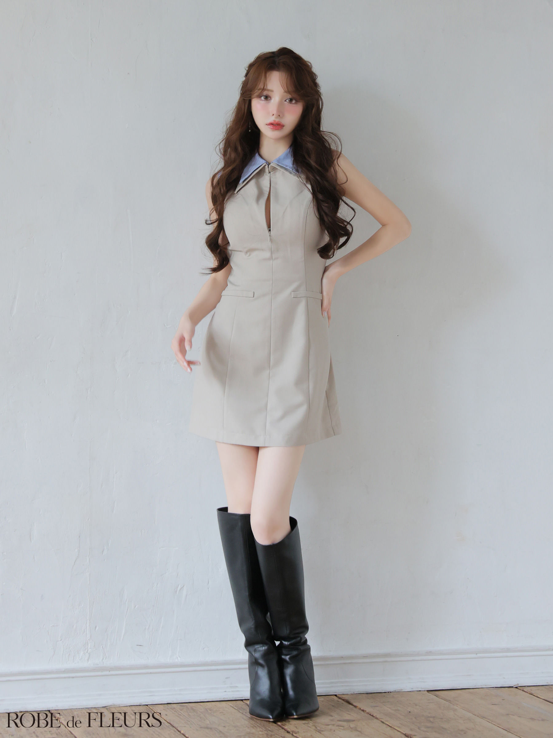 予約商品/11月中旬発送予定】XSサイズあり【ROBE de FLEURS/ローブド