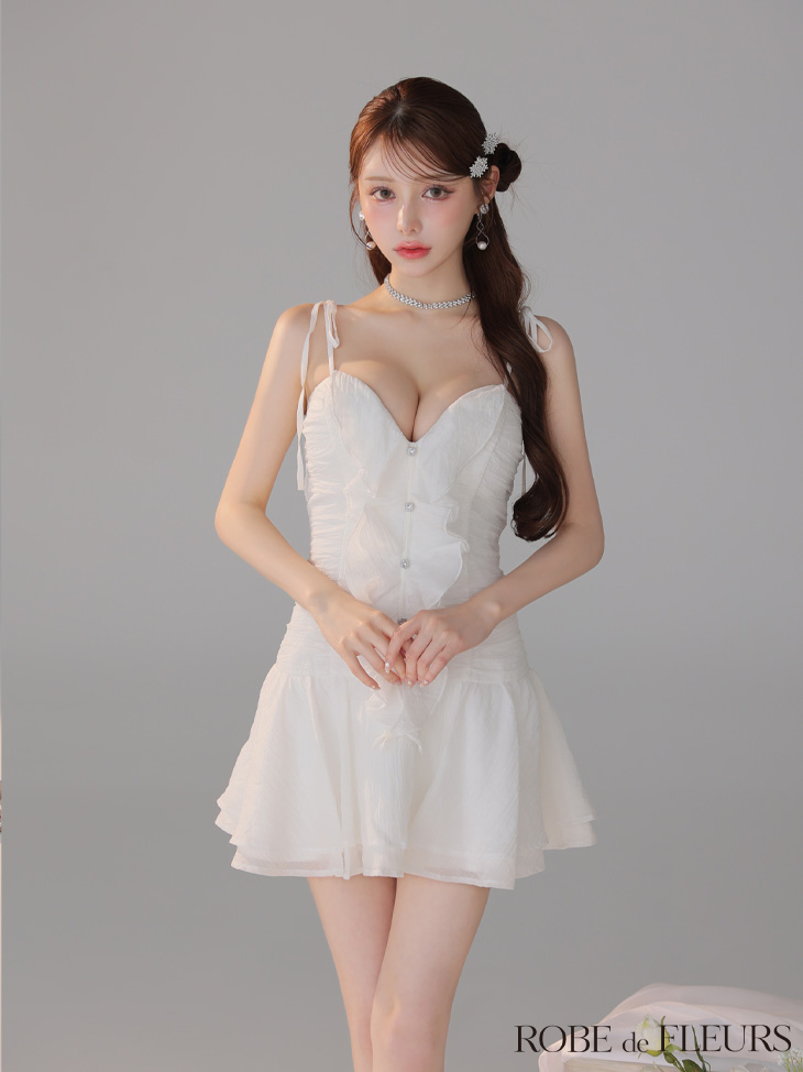 予約商品/9月上旬発送予定】XSサイズあり【ROBE de FLEURS