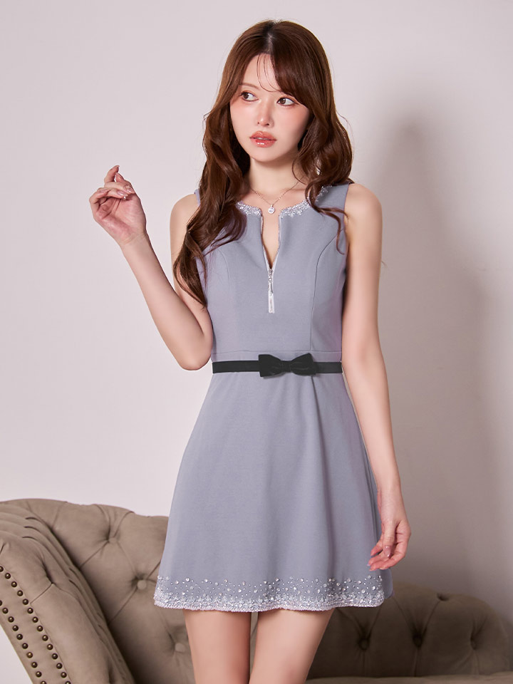 予約商品/11月下旬発送予定】XSサイズあり【IRMA/イルマ】ビーズ刺繍