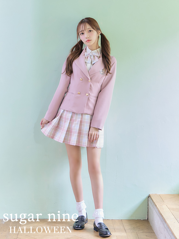 sugar ハロウィン　制服　コスプレ　韓国　ピンク