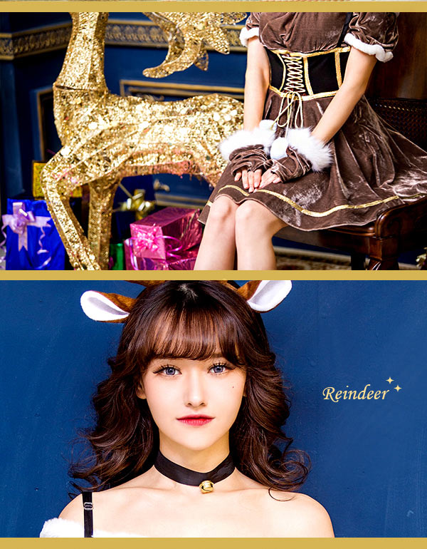 即日発送】【クリスマスコスプレ4点セット】【Malymoon/マリー