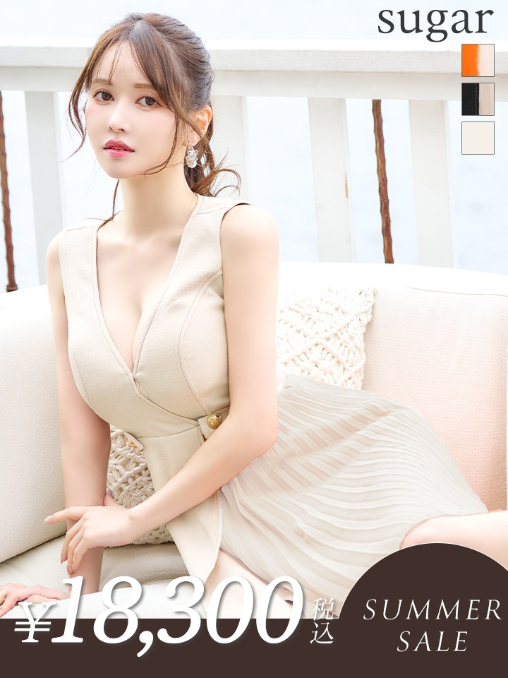 最終値下げ⭐️【新品未着用】即発送！JEWELS キャバドレス　sugar 2026 SUMMER SALE】キャバドレスが最大90%OFF🩵