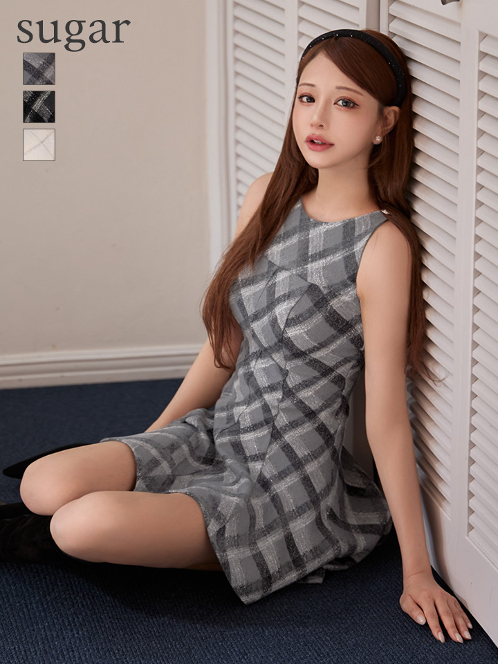 予約商品/12月中旬発送予定】XSサイズあり【DEA./ディア】ツイード