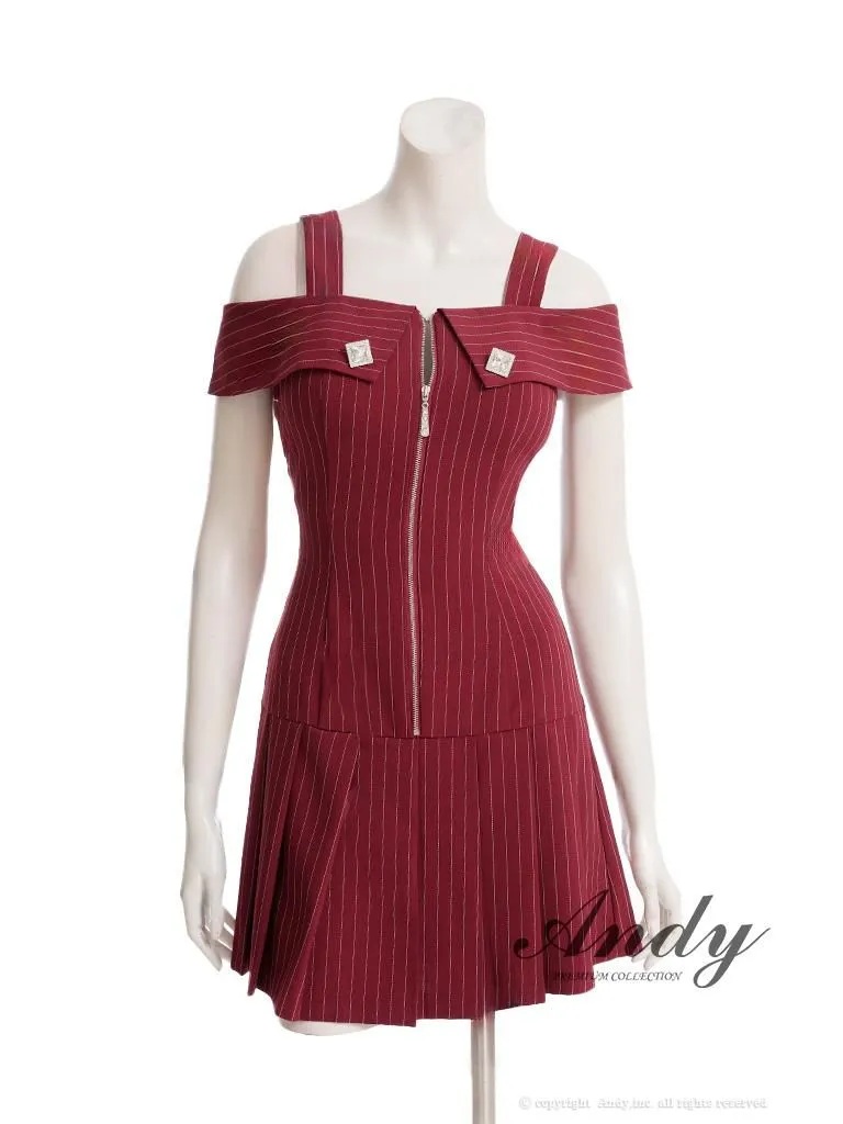 an ワインレッド ミニドレスX Sサイズ andy an ワインレッド ミニドレスX Sサイズ andy