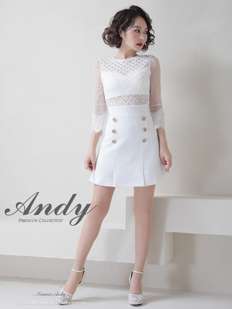 Andy ANDY Fashion Press 12 COLLECTION 03】バイカラー/ クロスレース 