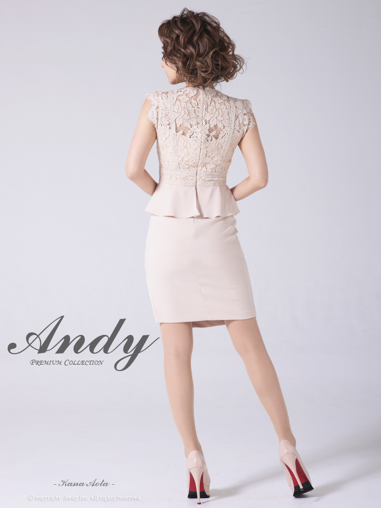 Andy ANDY Fashion Press 13 COLLECTION 02】レース切り替え/ ペプラム ...