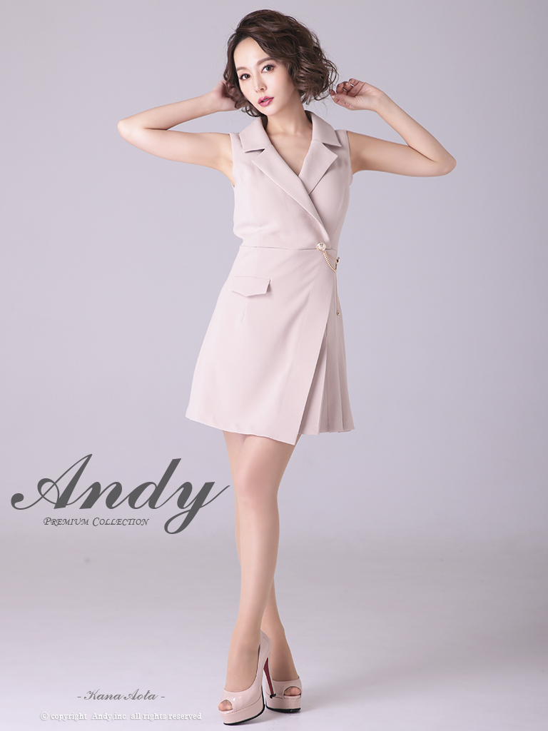 ANDY/アンディ】ジャケット風/ ブレザー風/ チェーン/ ノースリーブ
