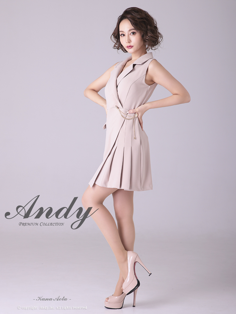 ANDY/アンディ】ジャケット風/ ブレザー風/ チェーン/ ノースリーブ