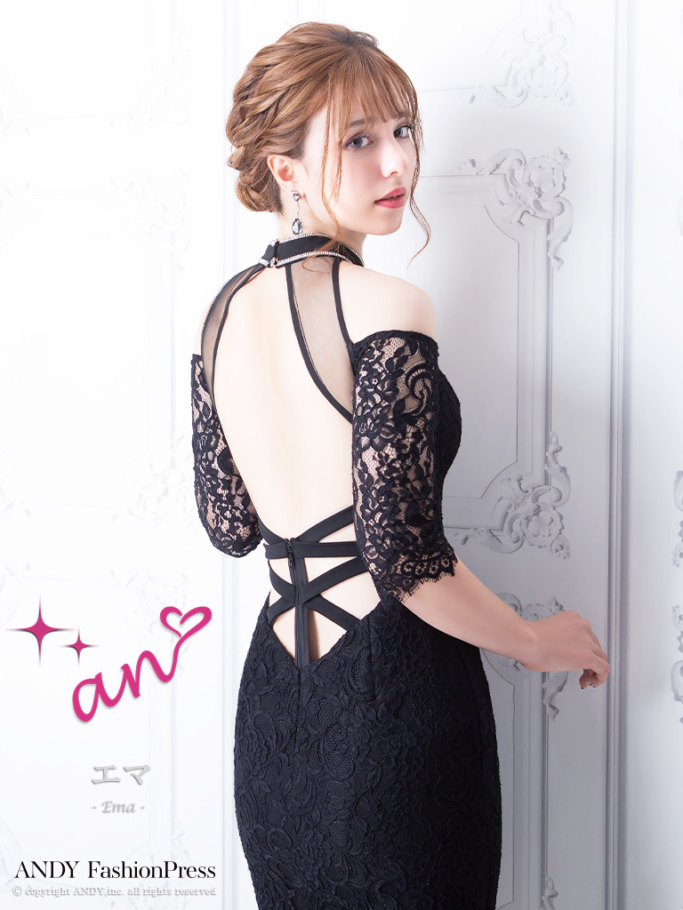 an ANDY FASHION PRESS 01 COLLECTION 01】ワンカラー/ オフショル 