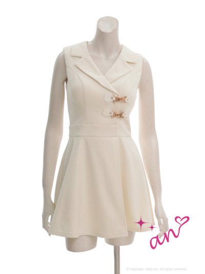 XSサイズあり【an /アン】襟付き/ 取り外し可能/ シンプル/ 2way