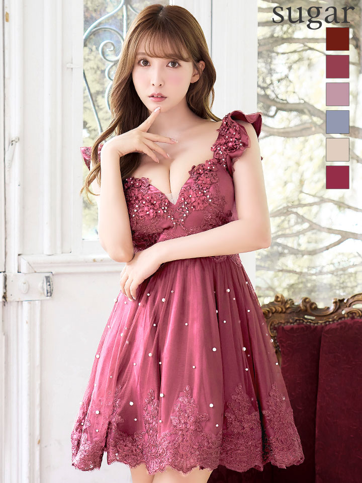 ROBE de FLEURS＊セットアップレースミニドレス - スーツ・フォーマル