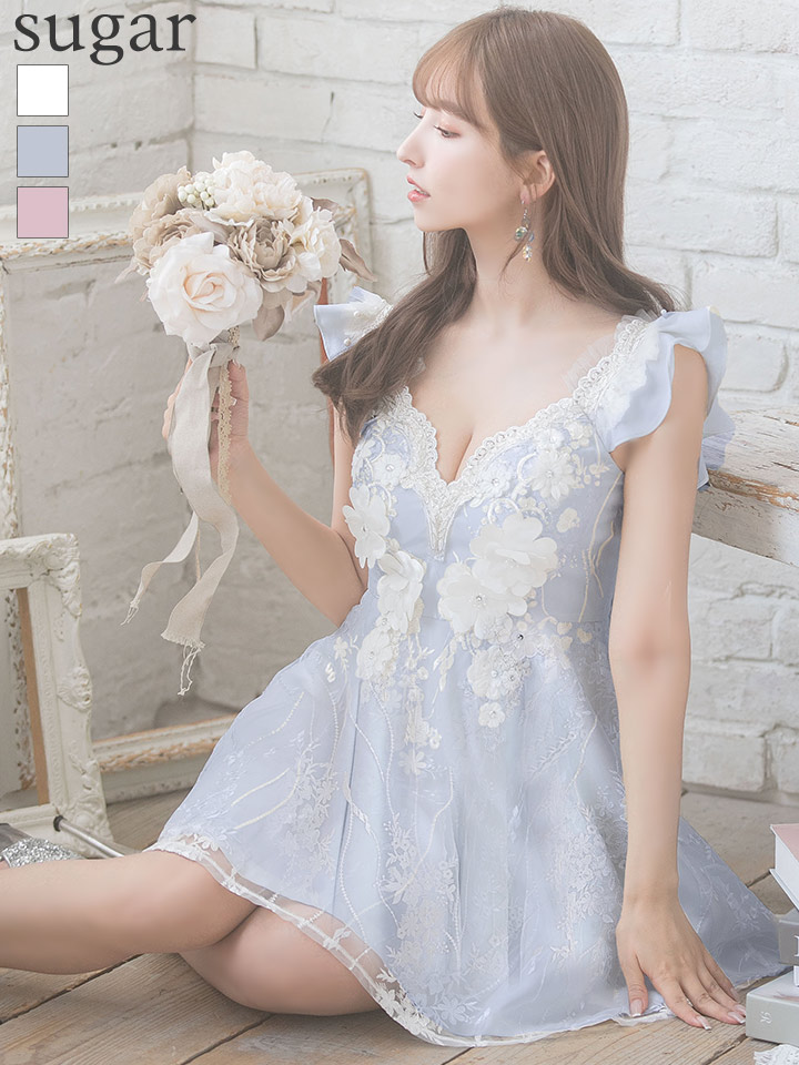 XS〜Lサイズあり】【ROBE de FLEURS/ローブドフルール】立体フラワー ...