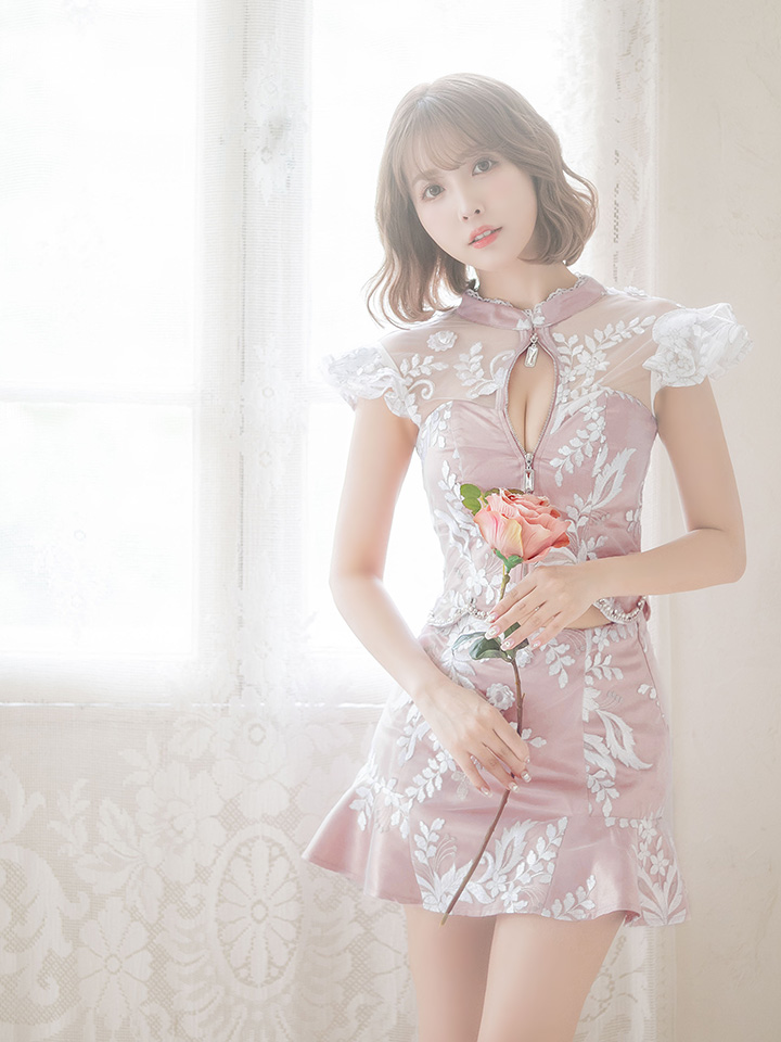 XSサイズあり【ROBE de FLEURS/ローブドフルール】ジップ/ スカート 