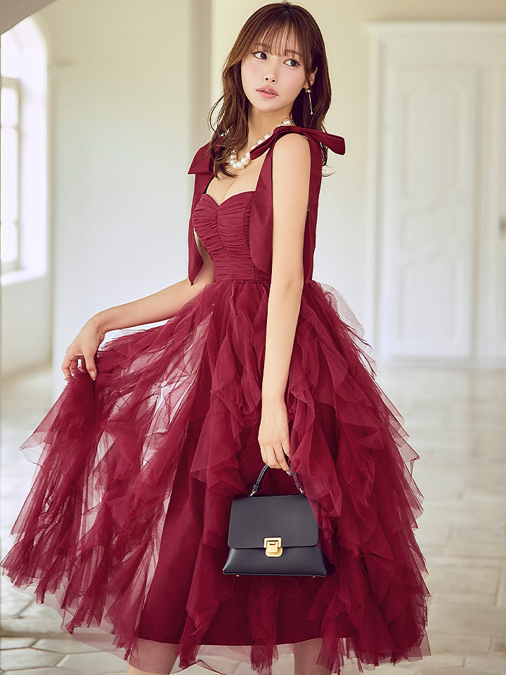 【BCBGMAXAZRIA】関税込★ホルターガウンドレス きほ/関西コレクション着用】【予約商品/8月下旬発送予定】L