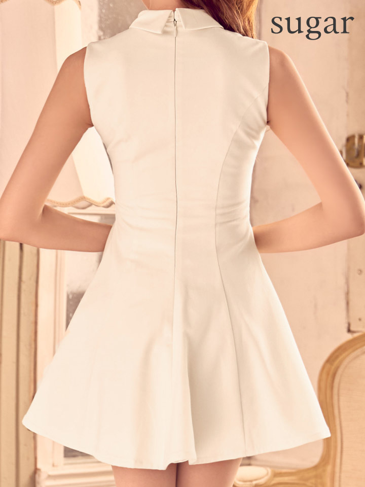 XSサイズあり【ROBE de FLEURS/ローブドフルール】襟付き