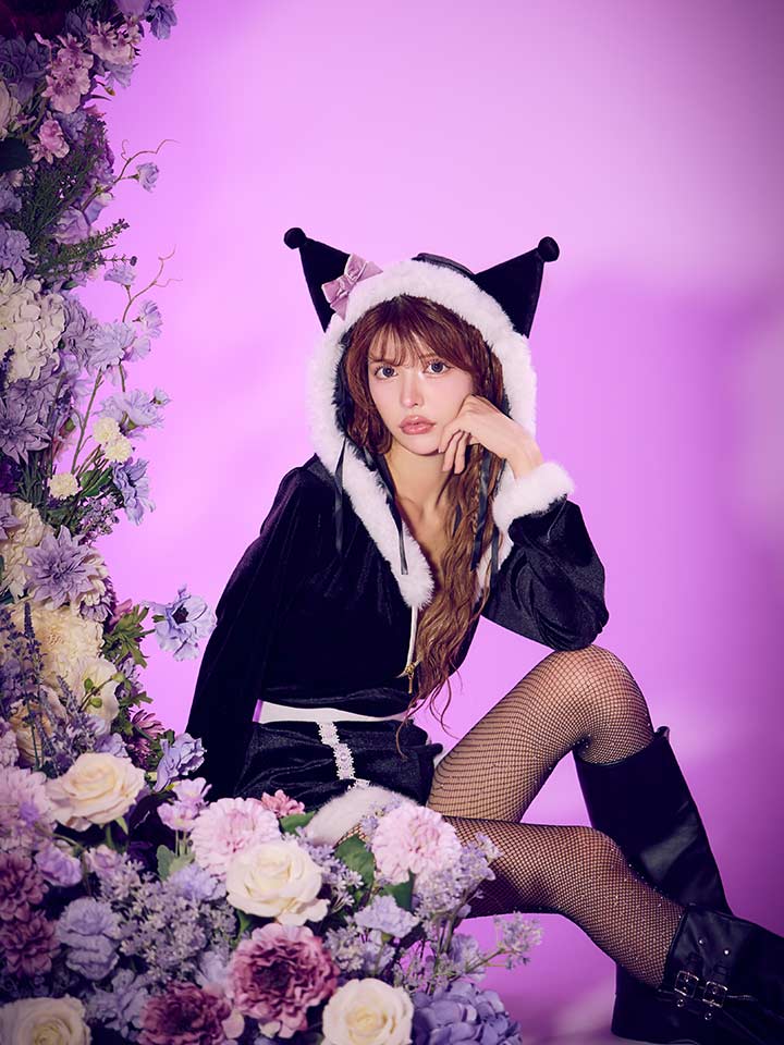 即日発送】【サンリオ】クロミ3wayセットアップルームウェア【4