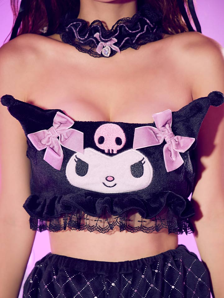 【新品☆未開封】BLACK PINK/MYSWEET/ロゼパジャマセット 即日発送】【サンリオ】クロミセットアップルームウェア【S-L/1カラー