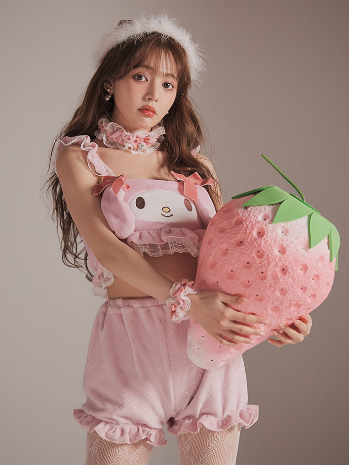 即日発送】【サンリオ】マイメロディセットアップルームウェア【S-L/1