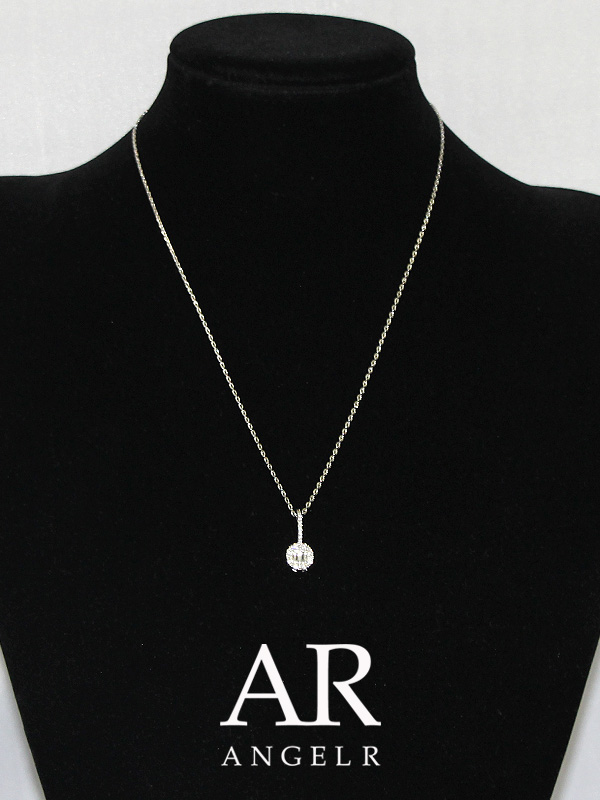 【アクセサリー：ネックレス】【ANGEL R/エンジェルアール】ストーンデザインネックレス