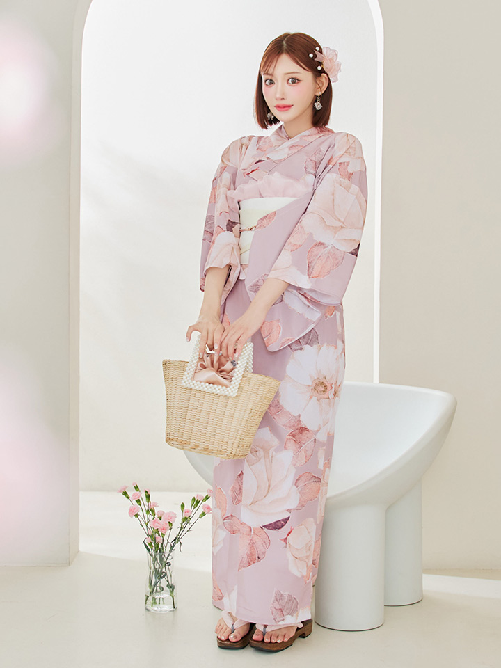 【浴衣】 大人スウィートフラワー 薔薇 バラ ローズ 浴衣 即日発送】【浴衣】 大人スウィートフラワー 薔薇 バラ ローズ