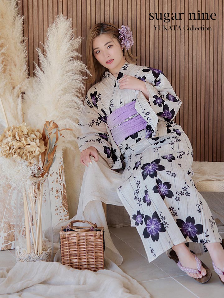 大人気新品 桜柄 浴衣