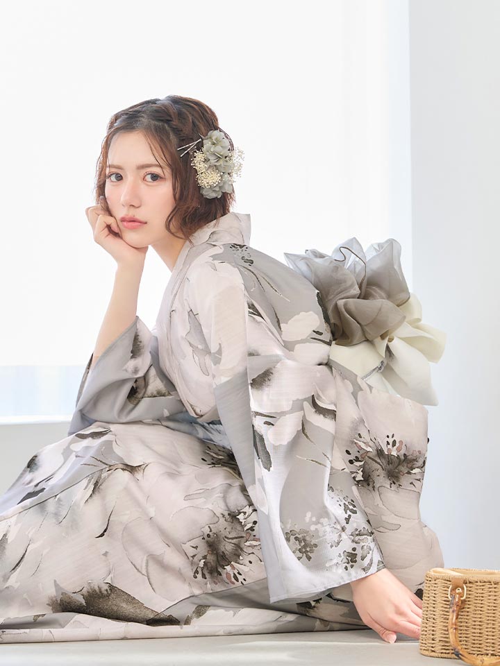 青島心着用浴衣