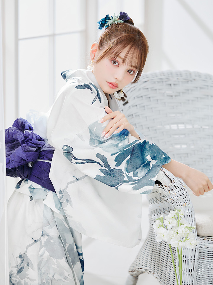 【即日発送】グラデーションブルーグリーン浴衣 sugar 6点セット 即日発送】グラデーションブルーグリーン浴衣【浴衣3点セット