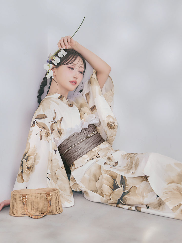 セパレート 浴衣 4点セット 即日発送】送料無料！1人で簡単に着られる！ワンピース / セパレート
